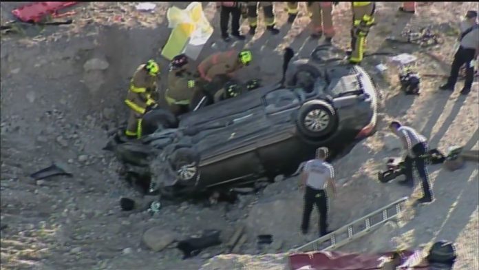 Accidente en la autopista Turnpike deja cinco heridos