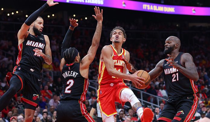 Miami Heat deja escapar la victoria en Atlanta ante los Hawks