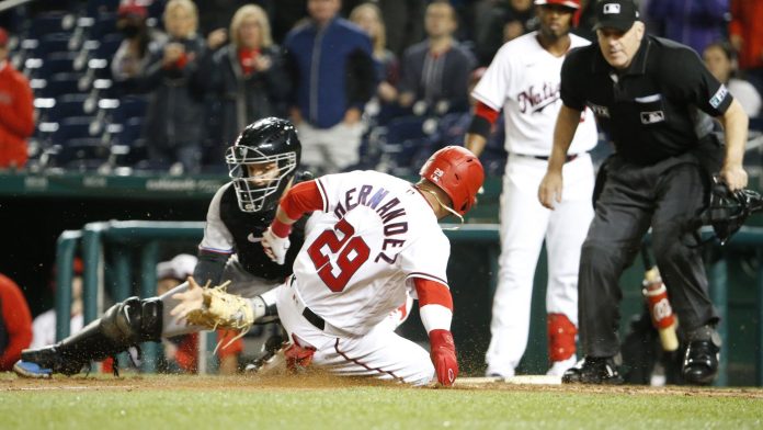 Marlins de Miami derrota a los Nacionales de Washington