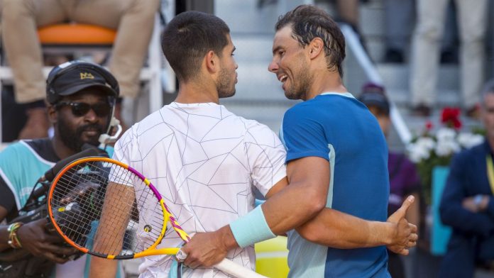 Carlos Alcaraz gana por primera vez a su ídolo Nadal