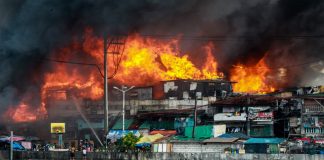 Ocho personas mueren en un incendio en Manila, Filipinas