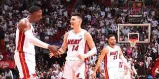 Miami Heat se lleva la primera victoria ante Philadelphia