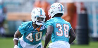 Miami Dolphins inicia los entrenamientos de temporada de la NFL