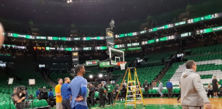 Warriors denuncian una curiosa irregularidad en los aros de Boston Celtics