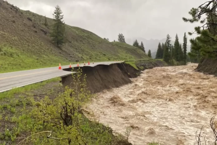 inundación Parque Nacional Yellowstone