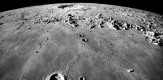 Nasa cráter doble luna