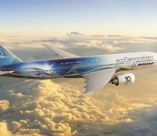 Boeing avión tecnologías sustentables