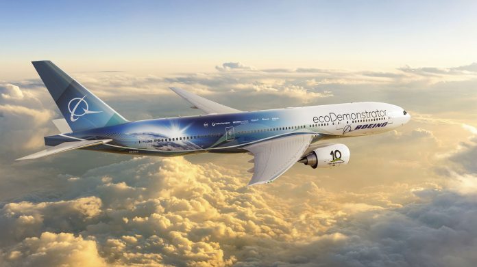 Boeing avión tecnologías sustentables