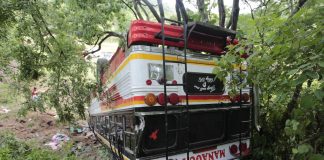 autobús abismo nicaragua muertos