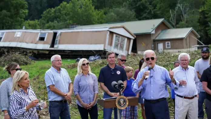 Joe Biden inundaciones Kentucky