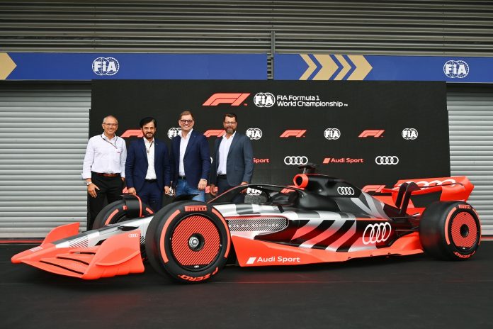 La marca alemana Audi presenta su nuevo modelo para la Formula 1 - miaminews24