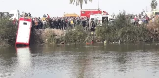 muertos caer autobús Egipto