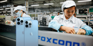 Apple producción fuera China