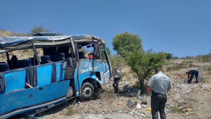 Autobús migrantes volcó México-miaminews24