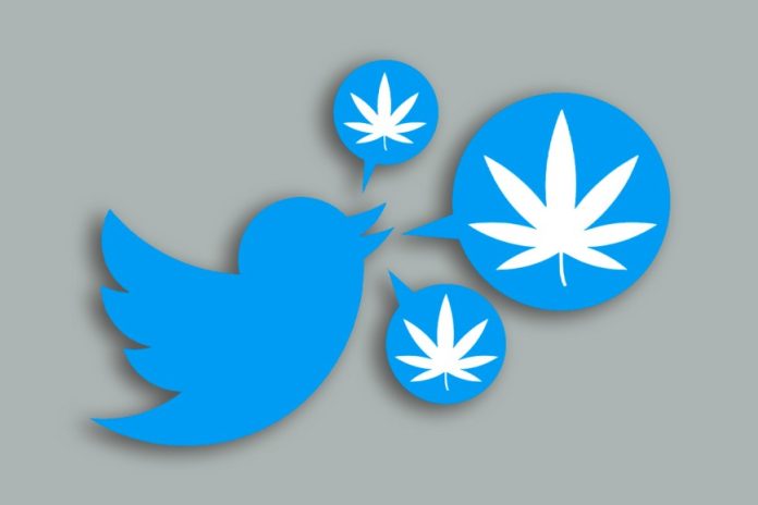 Twitter anuncios cannabis