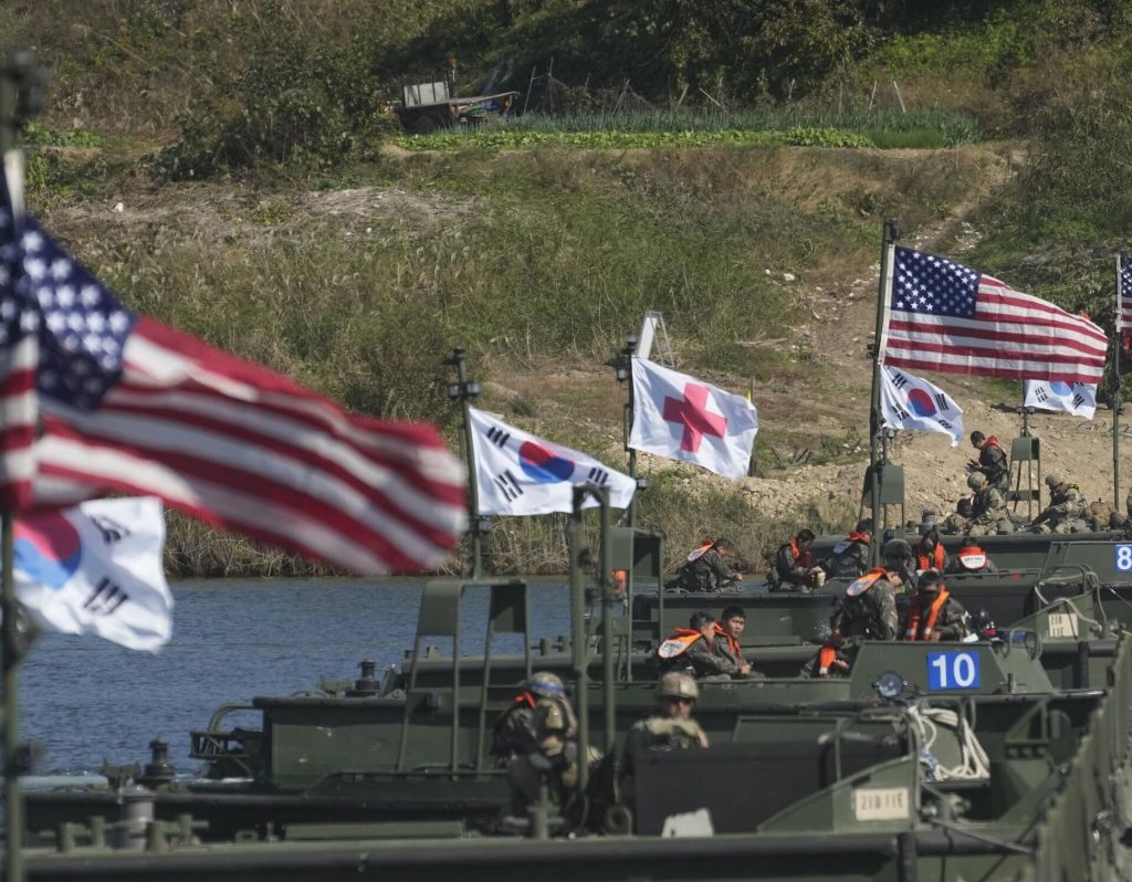  Ejercicios aéreos de EE. UU y Corea del Sur participaron este domingo en el "Escudo de la Libertad”