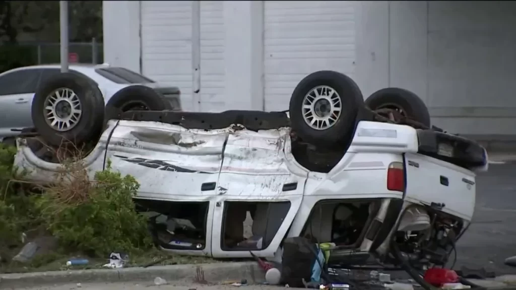 Accidente automovilístico en Broward 