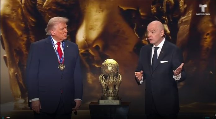 Trump recibe el nuevo Premio de la Paz de la FIFA