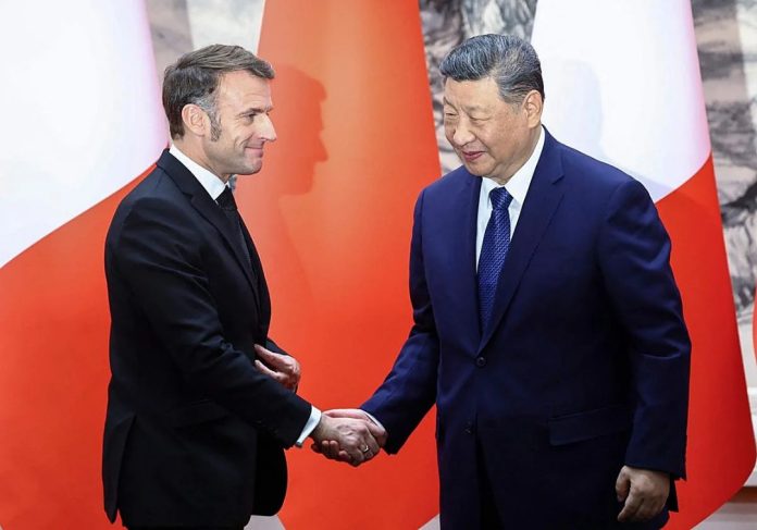 macron y xi