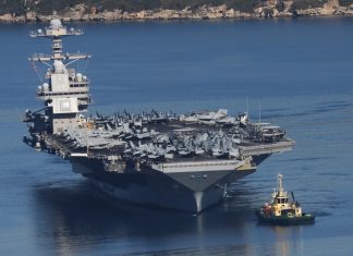 Portaaviones USS Gerald R. Ford llega a Israel en medio de la máxima tensión con Irán