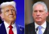 Trump confirma diálogos de alto nivel con Cuba tras declarar la emergencia nacional