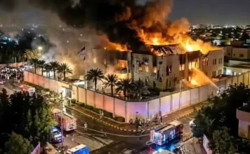 Irán ataca con drones la embajada de Estados Unidos en Riad