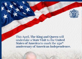 Reyes del Reino Unido realizarán una visita de Estado a EE.UU. por el 250 aniversario de su Independencia
