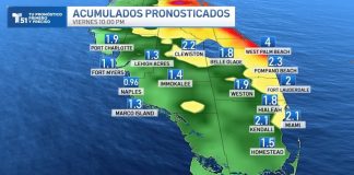 Alerta meteorológica: Miami-Dade, Broward y Palm Beach en riesgo por fuertes lluvias