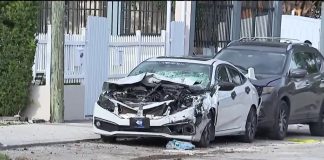 Choque a gran velocidad deja un muerto y múltiples autos destrozados en la Pequeña Habana