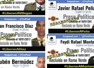 Excarcelan a siete sargentos y un general en Venezuela tras casi diez años de prisión por el «Caso Baduel»