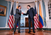 Marco Rubio recibe al vicepresidente electo de Colombia en Washington